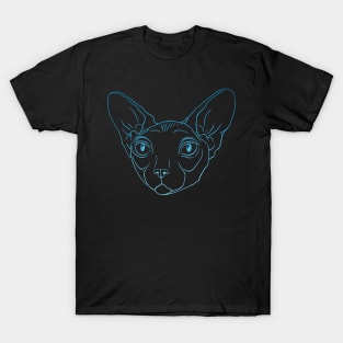 Mr. Blue sphynx cat T-Shirt